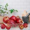 12PCS - Simulation Lifelike Fake Pomegranates Decoration Realistic